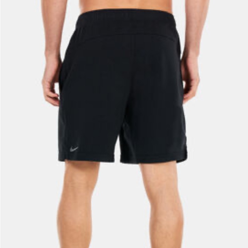 Nike Men's Black athletic shorts. Faded a little. Good condition. Size M.